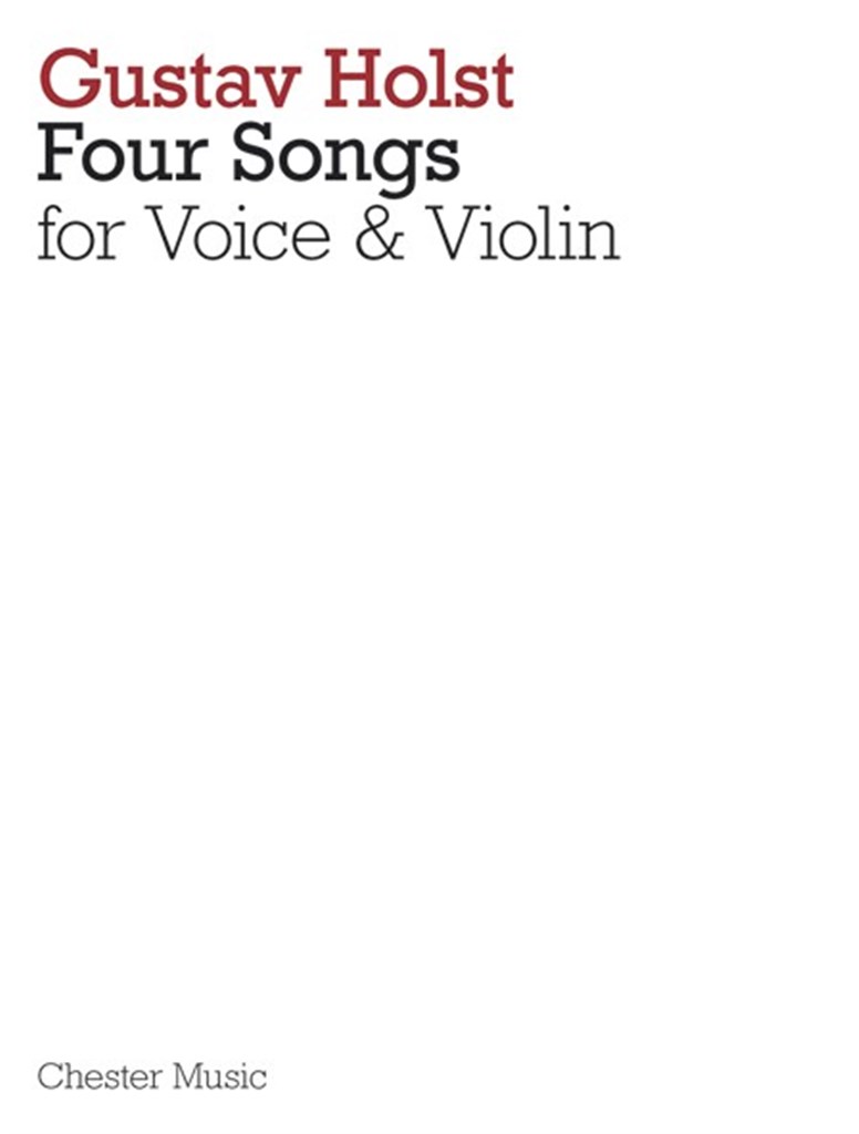 Four Songs For Voice And Violin Op.35